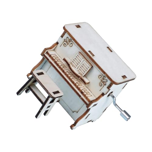 Beaupretty DIY Handcrafted Klavier Musikbox Kreatives für Sicher und Dekorativ für Bastelprojekte Zimmerdeko von Beaupretty