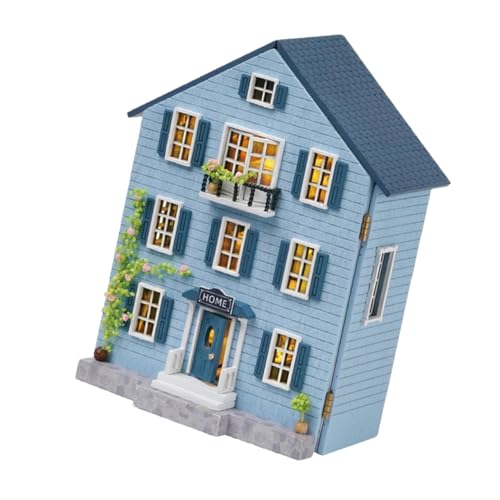 Beaupretty DIY Holz Miniaturhaus Bausatz mit Möbeln Stabiles Holzmodell für Kreative Bastelprojekte Handgefertigt für Familien und Dekoration Tragbar für Zuhause und Party Beaupretty DIY Holz Miniaturhaus Bausatz mit Möbeln Stabiles Holzmodell für Kreative Bastelprojekte Handgefertigt für Familien und Dekoration Tragbar für Zuhause und Party von Beaupretty