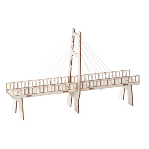 Beaupretty DIY Holzmodell Schrägseilbrücke Puzzle Kreatives Lernspielzeug für Jungen Mädchen Motorik und Gehirnentwicklung Kinderfreundlich Einfach zu Bauen Glatte Oberfläche Beaupretty DIY Holzmodell Schrägseilbrücke Puzzle Kreatives Lernspielzeug für Jungen Mädchen Motorik und Gehirnentwicklung Kinderfreundlich Einfach zu Bauen Glatte Oberfläche von Beaupretty