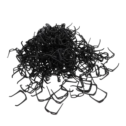 Beaupretty DIY Puppenbrille Zubehör Schwarze Miniatur Brillen für Puppenkleidung Kindersicheres Geruchsfreies Material Handgefertigt Geschenk für Mädchen und Puppenhaus von Beaupretty