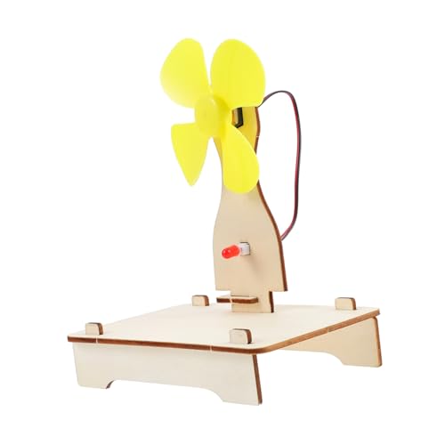 Beaupretty DIY Windkraftgenerator für Schule Wissenschaftliches Experimentiergerät Robustes Material Fördert Praktische Fähigkeiten und Kreativität für Ab Jahren Zufällige Farbe von Beaupretty