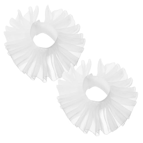 Beaupretty Damen Wrist Rüschenärmel Fingerlose Manschetten Atmungsaktiv Leicht Klassisch Weiß Mittelalterliches Renaissance Kostüm Zubehör Beaupretty Damen Wrist Rüschenärmel Fingerlose Manschetten Atmungsaktiv Leicht Klassisch Weiß Mittelalterliches Renaissance Kostüm Zubehör von Beaupretty