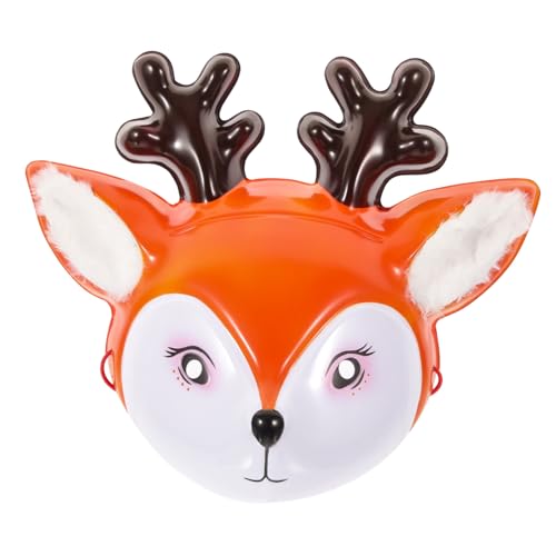 Beaupretty Dekorative Hirschmaske aus Wiederverwendbar Tiergesichtsmaske für Halloween Cosplay Karneval Party und Maskenbälle für Erwachsene und Kostümfans Beaupretty Dekorative Hirschmaske aus Wiederverwendbar Tiergesichtsmaske für Halloween Cosplay Karneval Party und Maskenbälle für Erwachsene und Kostümfans von Beaupretty