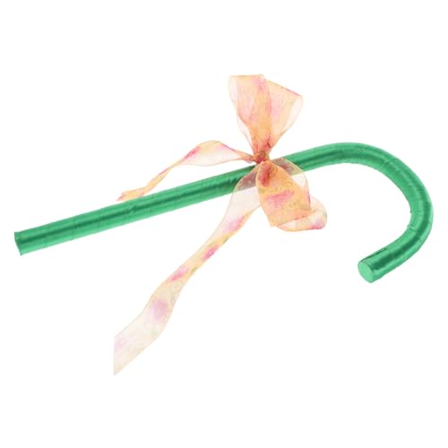 Beaupretty Dekorativer Spazierstock mit Schleife Stabiler Party und Accessoire Festliches Cosplay Requisit für Weihnachten Valentinstag Tanzveranstaltungen von Beaupretty