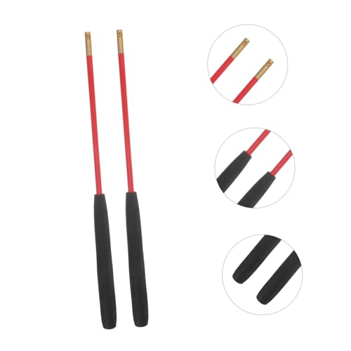 Beaupretty Diabolo Stäbe mit Rutschfestem Griff und Kupferkopf Lange Fiberglas Jonglierstäbe mit Seitenloch für Schnur Leicht und Ergonomisch Geeignet für Anfänger und Fortgeschrittene von Beaupretty