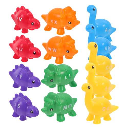 Beaupretty Dinosaurier Alphabet Lernspielzeug Teiliges Montessori Buchstaben Zuordnungsspiel für Kleinkinder Buntes Sortierspiel mit Handgroßen Dinosaurierfiguren und Praktischem Beaupretty Dinosaurier Alphabet Lernspielzeug Teiliges Montessori Buchstaben Zuordnungsspiel für Kleinkinder Buntes Sortierspiel mit Handgroßen Dinosaurierfiguren und Praktischem von Beaupretty