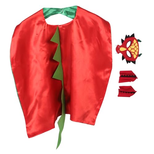 Beaupretty Dinosaurier Kostüm für Kleinkinder Cartoon Umhang mit Maske und Weiches Sicheres Material Atmungsaktiv für Rollenspiele Halloween Party Zubehör Beaupretty Dinosaurier Kostüm für Kleinkinder Cartoon Umhang mit Maske und Weiches Sicheres Material Atmungsaktiv für Rollenspiele Halloween Party Zubehör von Beaupretty