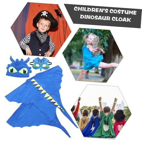 Beaupretty Dinosaurier Kostüm mit Umhang Kapuze und Maske Niedliches Cosplay Halloween Kostüm für Mädchen und Jungen Jahre Bequemes Outdoor Faschingskostüm für Kinderfest und Performance Beaupretty Dinosaurier Kostüm mit Umhang Kapuze und Maske Niedliches Cosplay Halloween Kostüm für Mädchen und Jungen Jahre Bequemes Outdoor Faschingskostüm für Kinderfest und Performance von Beaupretty
