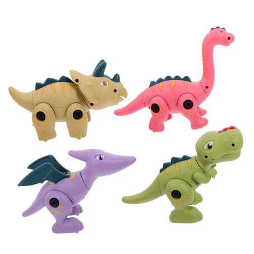 Beaupretty Dinosaurier Teilig Plastik Montage zum Zusammenbauen für Jungen Mädchen der Feinmotorik und Kreativität als Dinosaurier Partygeschenk von Beaupretty