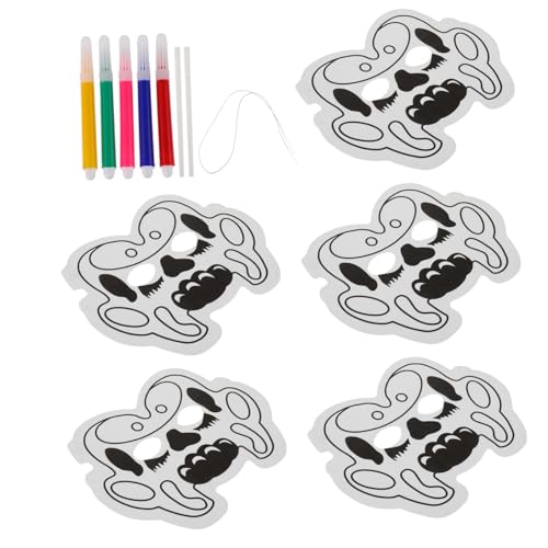 Beaupretty Diy Inflatable Tiermaske für Graffiti Masken zum Ausmalen Teiliges Bastelset für Partys Geburtstage und Kreative Anlässe Beaupretty Diy Inflatable Tiermaske für Graffiti Masken zum Ausmalen Teiliges Bastelset für Partys Geburtstage und Kreative Anlässe von Beaupretty