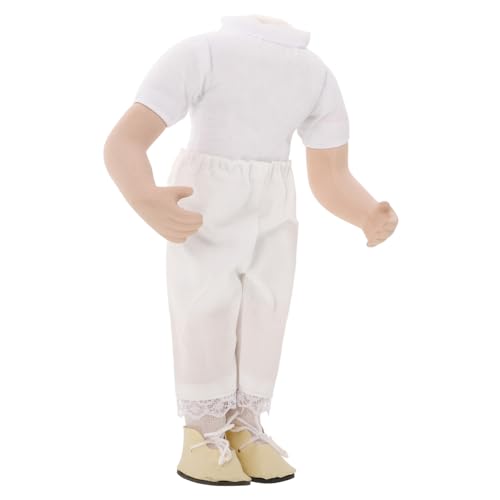 Beaupretty Doll Body Accessory Keramische Puppenteile für DIY Bastelprojekte Glatte Oberfläche für Eltern Interaktionen Sicher und Praktisch für Kreative Spiele von Beaupretty