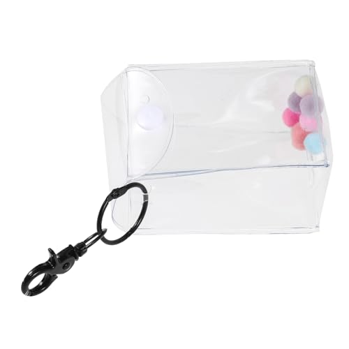 Beaupretty Doll Figurine Display Case Transparente Tragetasche für Mini Figuren mit Schlüsselanhänger Praktische Aufbewahrungslösung für Sammler und Puppenliebhaber für Unterwegs Schutz von Beaupretty