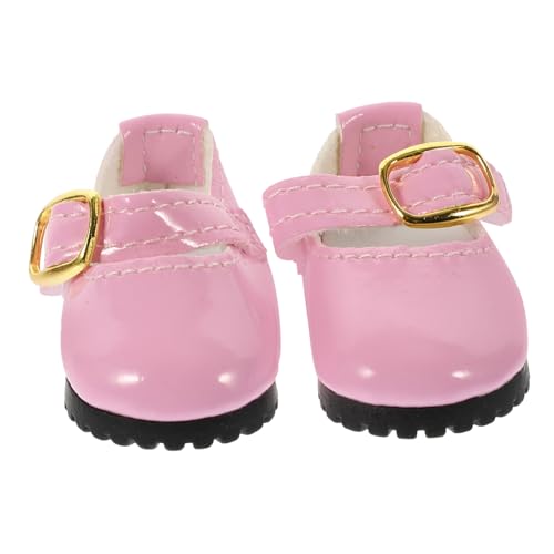 Beaupretty Doll Leder Schuhe für Mädchen Mini Bjd Puppenschuhe Geeignet für Baumwollpuppen Zubehör für Puppenoutfits Geschenkidee für Teenager von Beaupretty