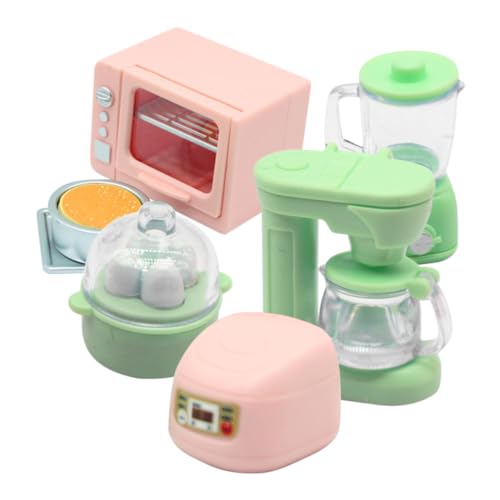 Beaupretty Dollhouse Miniatur Küchenzubehör Set Teilig Miniatur Ofen Kaffeemaschine Puppenhaus Dekoration Rollenspiel Zubehör für Mini Puppenhaus Küche Beaupretty Dollhouse Miniatur Küchenzubehör Set Teilig Miniatur Ofen Kaffeemaschine Puppenhaus Dekoration Rollenspiel Zubehör für Mini Puppenhaus Küche von Beaupretty