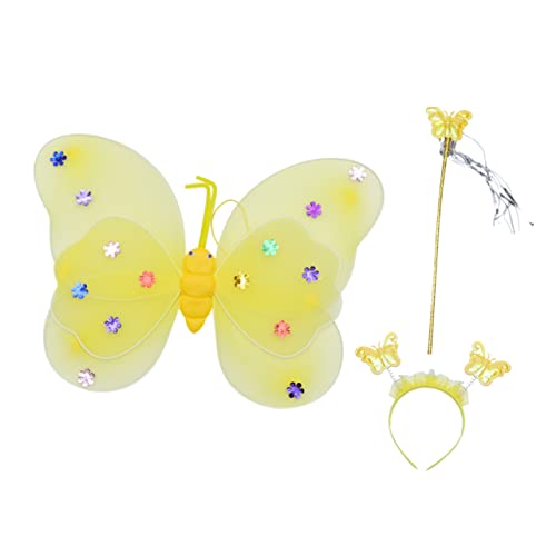 Beaupretty Doppelschicht -schmetterlingsflügelspielzeug Kostüm Feenflügel Verkleiden Sich Feenflügel Schmetterlinge Feenflügel Für Mädchen Gelb Stoff Beaupretty Doppelschicht -schmetterlingsflügelspielzeug Kostüm Feenflügel Verkleiden Sich Feenflügel Schmetterlinge Feenflügel Für Mädchen Gelb Stoff von Beaupretty