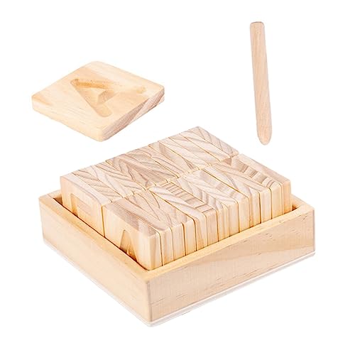 Beaupretty Doppelseitiges Holz Buchstaben Lernspielzeug Set zur Buchstabenerkennung für Alphabet Übungsbrett für Vorschulkinder und Kleinkinder Montessori Inspiriert Beaupretty Doppelseitiges Holz Buchstaben Lernspielzeug Set zur Buchstabenerkennung für Alphabet Übungsbrett für Vorschulkinder und Kleinkinder Montessori Inspiriert von Beaupretty