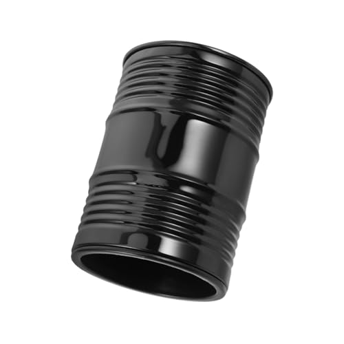 Beaupretty Doppelwandiger Metall Würfelbecher mit Innovativem Ölfaß Design Großer Kapazität Komfortablem Griff für Ktv Bar und Vielseitiger Dice Rolling Cup für Party Unterhaltung von Beaupretty