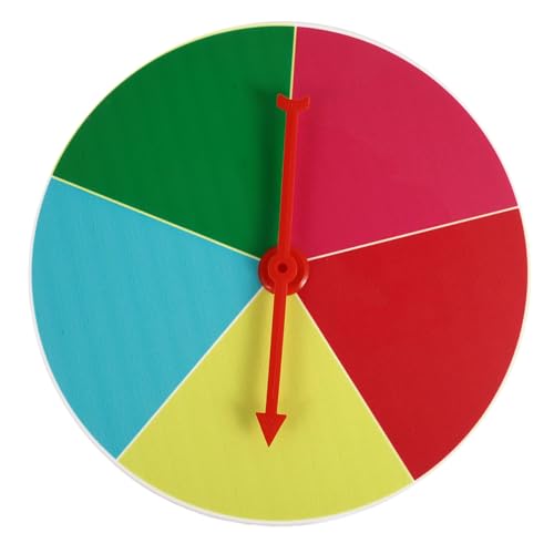 Beaupretty Draw Turntable mit Zufälliger Zeigerfarbe Drehbares Desktop Kinderparty Lehr Familienspiele Leichtes Sicheres Kunststoff drehspielzeug Zufällige Farbe Zufällige Farbe von Beaupretty