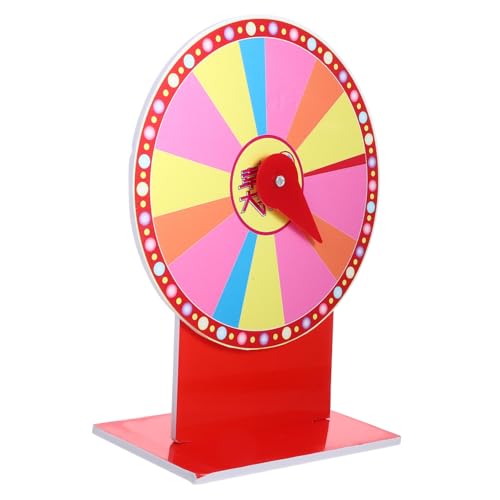 Beaupretty Drehbares Prize Wheel aus PVC und Metall Leichtes Langlebiges Tisch lotterierad für Partyspiele DIY Spielrad mit Farbigen Slots für Geburtstage und Firmenevents Beaupretty Drehbares Prize Wheel aus PVC und Metall Leichtes Langlebiges Tisch lotterierad für Partyspiele DIY Spielrad mit Farbigen Slots für Geburtstage und Firmenevents von Beaupretty