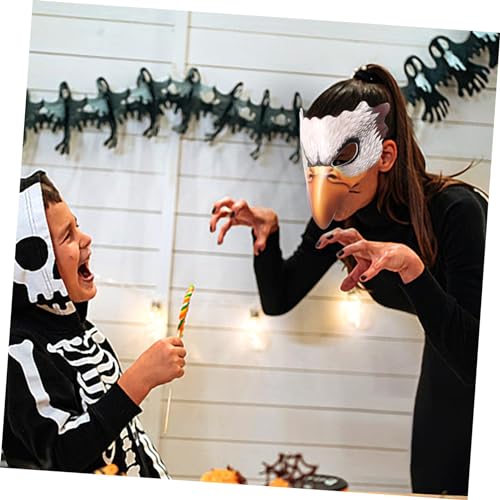 Beaupretty Eagle Cosplay Maske Halloween Tiermaske mit Elastischem Band Kreative Weißadler Maske für Karneval Maskenball Party Kostüm Beaupretty Eagle Cosplay Maske Halloween Tiermaske mit Elastischem Band Kreative Weißadler Maske für Karneval Maskenball Party Kostüm von Beaupretty