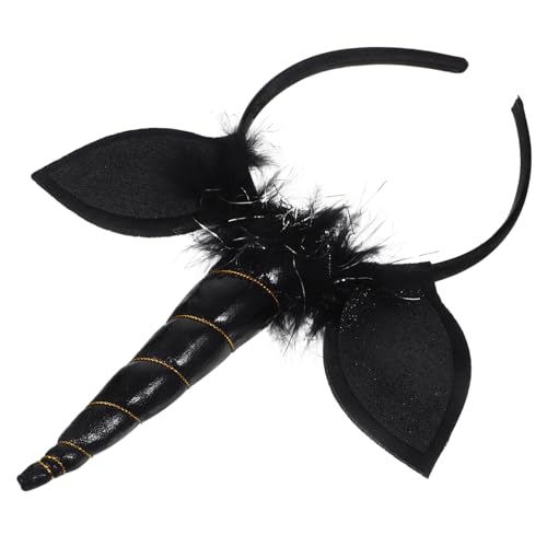 Beaupretty Einhorn Haarschmuck für Lustiger Cosplay Haareif Schwarz für Partys Feste und Besondere Anlässe Hochwertiger Kopfschmuck mit Exzellenter Verarbeitung und Stabilem Beaupretty Einhorn Haarschmuck für Lustiger Cosplay Haareif Schwarz für Partys Feste und Besondere Anlässe Hochwertiger Kopfschmuck mit Exzellenter Verarbeitung und Stabilem von Beaupretty