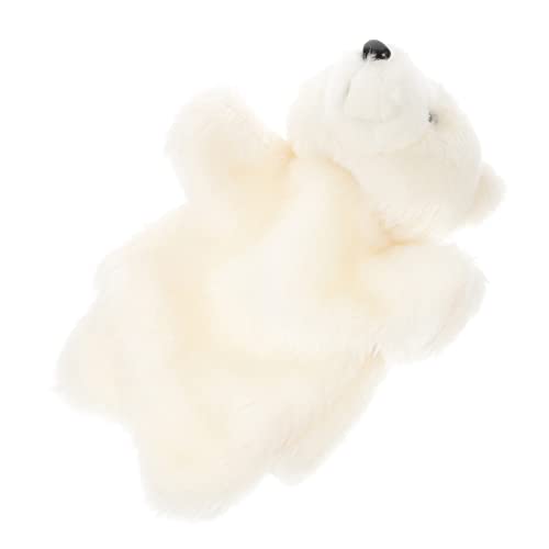 Beaupretty Eisbär Handpuppe aus Plüsch Süßes Tierhandpuppenspielzeug für Geschichtenerzählen und Kreative Spiele Weißer Beaupretty Eisbär Handpuppe aus Plüsch Süßes Tierhandpuppenspielzeug für Geschichtenerzählen und Kreative Spiele Weißer von Beaupretty