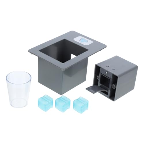 Beaupretty Eismaschine mit Transparenten Eiswürfeln und Wasserbecher Realistisches Küchen haushaltsgerät für Gemeinsames Rollenspiel und Gruppenaktivitäten Partys Wiederverwendbar von Beaupretty