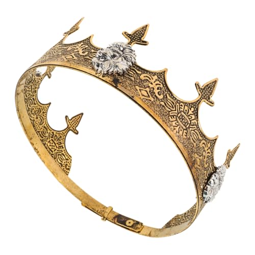 Beaupretty Elegante Herren Königskrone aus Legierung Leicht und Komfortabel Auffälliges Design für Cosplay Bühnenauftritte Partys und Hochzeiten Verstellbar und Vielseitig Einsetzbar Beaupretty Elegante Herren Königskrone aus Legierung Leicht und Komfortabel Auffälliges Design für Cosplay Bühnenauftritte Partys und Hochzeiten Verstellbar und Vielseitig Einsetzbar von Beaupretty
