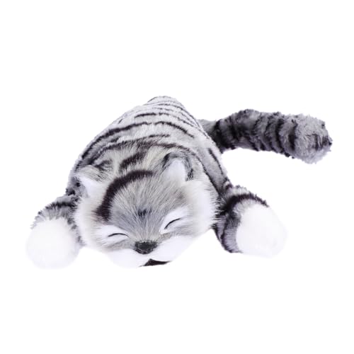 Beaupretty Elektrische Plüsch Katze Doll Interaktives Kuscheltier Weiches Graues Stofftier ohne Batterie Niedliches Katzenmotiv für Mädchen Perfektes Beaupretty Elektrische Plüsch Katze Doll Interaktives Kuscheltier Weiches Graues Stofftier ohne Batterie Niedliches Katzenmotiv für Mädchen Perfektes von Beaupretty
