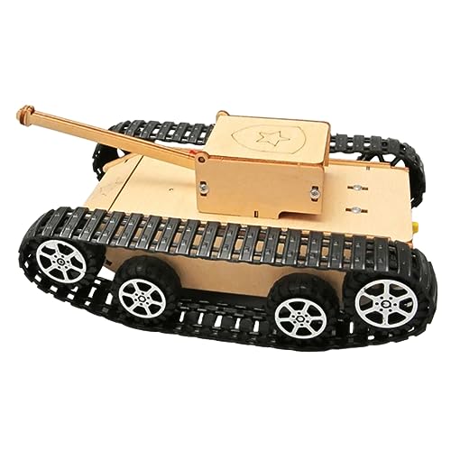 Beaupretty Elektrischer DIY Panzer Bausatz Lernspielzeug Puzzle Fördert Kreativität Beobachtung und Geschick für Eltern Junge Mädchen Interaktion und Motorisch Aktivierend von Beaupretty