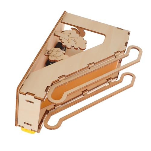 Beaupretty Elektrisches DIY Holzspielzeug Escalator Bausatz Stem Wissenschaft Experiment für Holzmechanisches Modell Lernspielzeug Geburtstagsgeschenk von Beaupretty