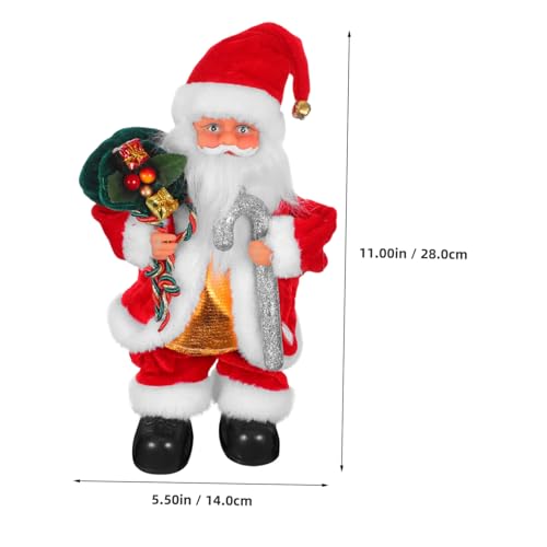 Beaupretty Elektrisches Weihnachtsmann Musik und Beweglichen Gelenken Dekorative Weihnachtsfigur für Vielseitige Festtagsdekoration für Zuhause und Partyspaß von Beaupretty