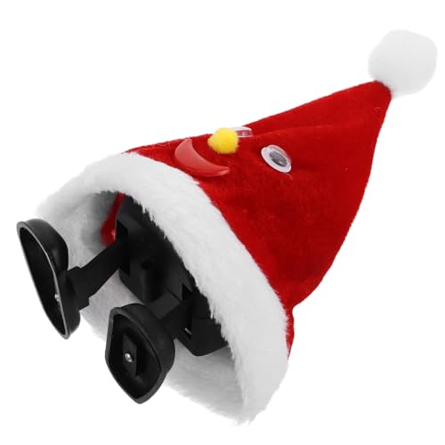 Beaupretty Elektrisches Weihnachtsmütze mit Lauf und Wackelfunktion Kleines Xmas Party für Sicher Langlebig Fördert Feinmotorik und Hand Augen Koordination von Beaupretty