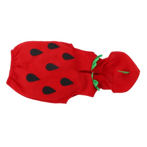 Beaupretty Erdbeer Kostüm für Kleinkinder Lebendiges Erdbeer Outfit mit Kapuze für Halloween Cosplay und Festlichkeiten Jahre Rot Beaupretty Erdbeer Kostüm für Kleinkinder Lebendiges Erdbeer Outfit mit Kapuze für Halloween Cosplay und Festlichkeiten Jahre Rot von Beaupretty