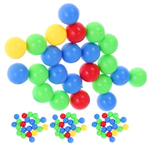Beaupretty Ersatzspielkugeln für Hunger Hippo Spiel Bunte Kunststoffkugeln für Brettspiele und Interaktive Kinderspiele Fördert und Hand Auge Koordination Zufällige Farbe Zufällige Farbe von Beaupretty