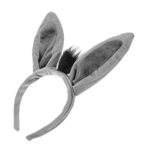 Beaupretty Eselsohren Haarreif für Cosplay und Partys Weiches und Bequemes Design für Halloween Karneval und Mottopartys Tierisches Kostümzubehör von Beaupretty