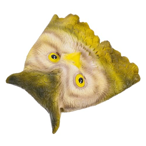 Beaupretty Eule Kopfmaske Tiermaske für Halloween und Cosplay Lustiges Accessoire für Partys Leicht und Bequem für Lange Tragezeiten Festliche von Beaupretty