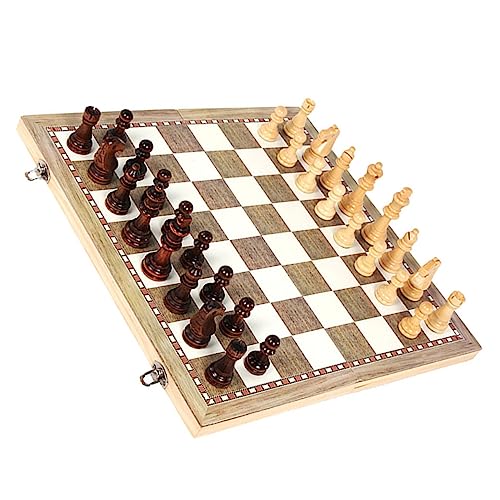 Beaupretty Faltbares Schachspiel Multifunktional mit Internationalem Schach Lernspiel für Robustes Langlebiges Schachbrett für Anfänger und Familienspaß Beaupretty Faltbares Schachspiel Multifunktional mit Internationalem Schach Lernspiel für Robustes Langlebiges Schachbrett für Anfänger und Familienspaß von Beaupretty