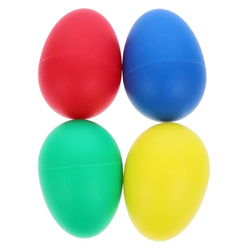 Beaupretty Farben Kunststoff Schlaginstrumente Musikalische Eier Maracas für Teiliges für Musikalische Früherziehung Spielgruppen und Zufällige Farbe Zufällige Farbe von Beaupretty