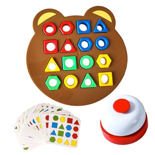 Beaupretty Farbenfrohes Geometrisches Legespiel für Kleinkinder Jahre Sensorisches Lernspielzeug zur Farberkennung Motorische Interaktives Eltern Junge Mädchen Spiel Praktische Sanfte Textur Beaupretty Farbenfrohes Geometrisches Legespiel für Kleinkinder Jahre Sensorisches Lernspielzeug zur Farberkennung Motorische Interaktives Eltern Junge Mädchen Spiel Praktische Sanfte Textur von Beaupretty