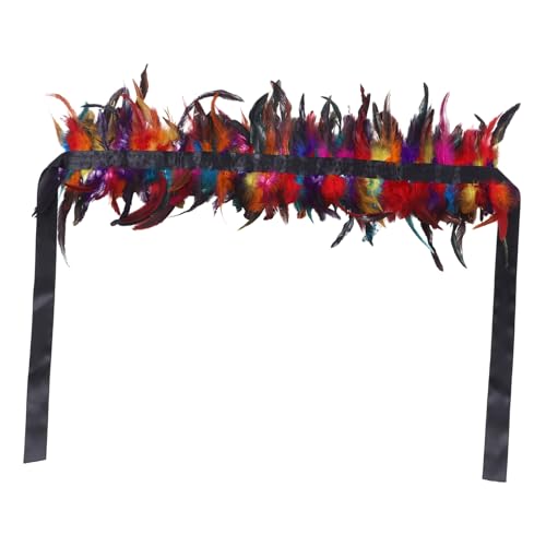 Beaupretty Federschal Halloween Kap Frauenkostüm Kostümfrauen Schal für Frauen Federbusch für Abendkleider Schals für Frauen Schalwickel für Damen Umhang für Frau Umhänge für Frauen von Beaupretty