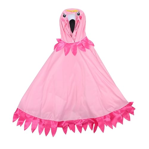 Beaupretty Flamingo Cape mit Kapuze Langlebiger Cosplay Umhang mit Leuchtendem Flamingo Print Vielseitig für Halloween Karneval Kostümparty für Erwachsene Beaupretty Flamingo Cape mit Kapuze Langlebiger Cosplay Umhang mit Leuchtendem Flamingo Print Vielseitig für Halloween Karneval Kostümparty für Erwachsene von Beaupretty