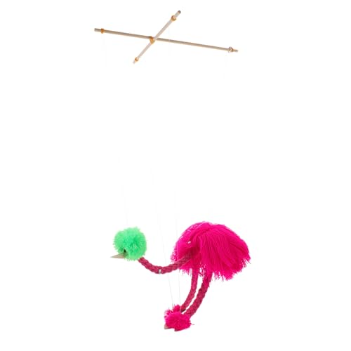 Beaupretty Flauschige Strauß Marionette Handpuppe Langlebiges Kuscheltier für Interaktives Puppenspielzeug mit Lebendigem Design für Theateraufführungen und Kreatives von Beaupretty