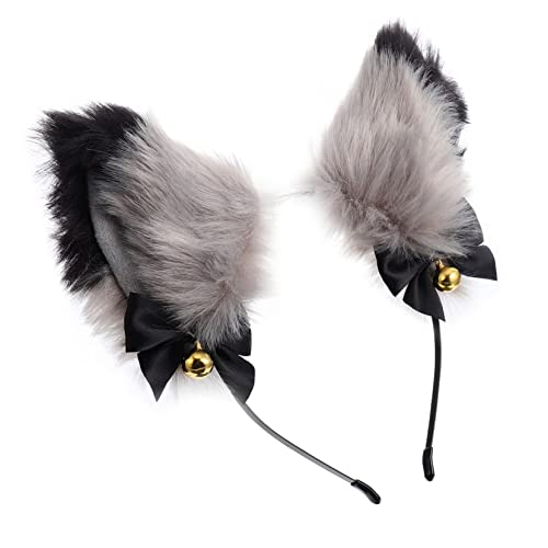 Beaupretty Flauschiges Haarband mit Glocken für Kostümpartys Halloween und Cosplay für Erwachsene für Tier Events und Festliche Anlässe Beaupretty Flauschiges Haarband mit Glocken für Kostümpartys Halloween und Cosplay für Erwachsene für Tier Events und Festliche Anlässe von Beaupretty