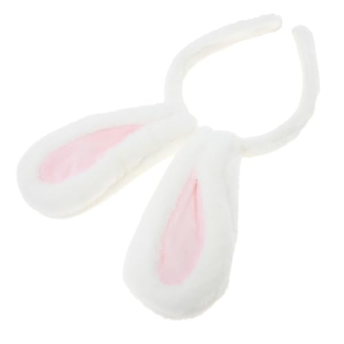 Beaupretty Flauschiges Hasenohren Haarband Cartoon Kaninchen Ohr Stirnband Leicht Party Kopfschmuck für Mädchen Kostüm Zubehör Geburtstag Hochzeit Ostern Cosplay von Beaupretty