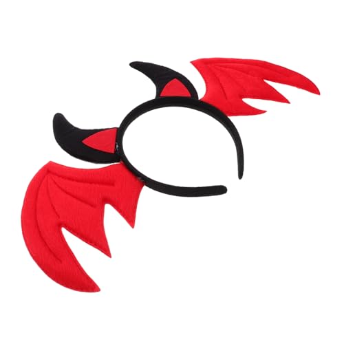 Beaupretty Fledermausohren Haarreif für Rotes Halloween Kostüm Zubehör mit Flügeln für Partys Karneval und Cosplay Langlebig und Sicher Perfektes Haaraccessoire für Kleine Mädchen Beaupretty Fledermausohren Haarreif für Rotes Halloween Kostüm Zubehör mit Flügeln für Partys Karneval und Cosplay Langlebig und Sicher Perfektes Haaraccessoire für Kleine Mädchen von Beaupretty