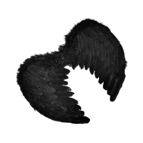 Beaupretty Flügel Kostüm für Weihnachts und Halloween Accessoire Schwarz für Jahre für Festlichkeiten und Bühnenauftritte von Beaupretty