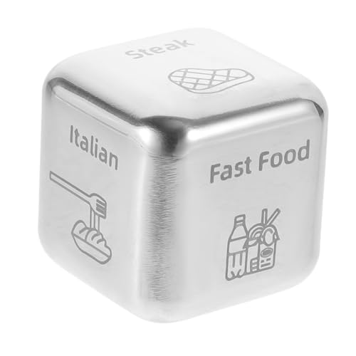 Beaupretty Food Decision Dice Party Würfel Kreativer Dinner Entscheider Ohne Batterien Stabile Materialien Spaßige Essenswahlhilfe Für Familien Freunde von Beaupretty