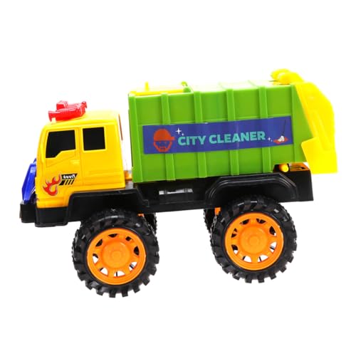 Beaupretty Friktionsbetriebener Müllwagen Pull Back Auto Robust Langlebig Umweltfreundlich Sanitation Car für Jungen und Mädchen Ab Jahren Zufällige Farbe Zufällige Farbe von Beaupretty
