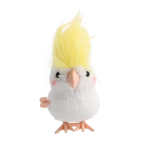 Beaupretty Fröhliches Aufziehspielzeug Plüsch Tierchen als Party Hüpfender und Papagei Interaktives für und Spaß von Beaupretty